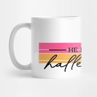 New He Is Risen Retro Sunset Cool Vintage Classic Hallelujah Mug